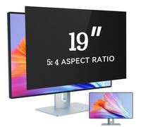 IPROKKO Film de Confidentialité Amovible pour Ordinateur 19 pour Écran 5:4 - Anti-Lumière Bleue et Anti-Éblouissement - Filtre de Confidentialité pour Écran Hp Dell Acer Lenovo Asus 19 Pouces