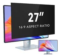 IPROKKO Film de Confidentialité pour Ordinateur de 27 Pouces pour Écran 16:9, Brise-vue Amovible, Anti-Éblouissement, Protection de Confidentialité pour Écran 27" Hp Dell Acer Lenovo Asus