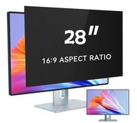 IPROKKO Film de protection d'écran pour ordinateur de 28" - Pour écran 16:9 - Amovible - Anti-lumière bleue - Anti-éblouissement - Filtre de confidentialité pour Hp Dell Acer Lenovo Asus 28"