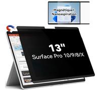 IPROKKO Filtre de Confidentialité Magnétique Pour 13 Pouces Surface Pro 11/10/9/8/X, Protection D'écran Amovible, Anti Lumière Bleue, Anti Reflet, Ecran Anti Espion Pour Microsoft Surface