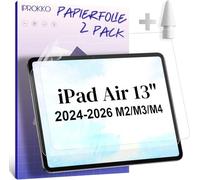 IPROKKO [Lot de 2 Papier Protection Écran pour iPad Air 13 pouces 6e gén 2024/7e gén 2025. Film Protecteur D'écran en PET Mat pour Dessiner Comme sur du Papier, Écrire et Prendre des Notes