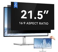 IPROKKO Lot de 2 Protections D'écran de Confidentialité pour Ordinateur 21,5 Pouces 16:9, Amovibles, Anti-lumière Bleue, Anti-reflets,Filtre de Confidentialité pour HP, Dell, Acer, Lenovo