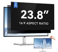 IPROKKO Lot de 2 Protections D'écran de Confidentialité pour Ordinateur 23,8 pouces16:9, Amovibles, Anti-lumière Bleue, Anti-reflets, Filtre de Confidentialité pour HP, Dell, Acer, Lenovo