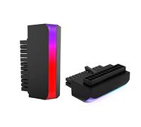 iProPower Adaptateur ATX 24 broches 90 degrés sans fil ARGB Rainbow PC carte mère carte mère