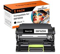 iPROSPECT Compatible 56F0Z00 de rechange avec tambour 56F0Z00 MS321 MS421 MS521 MX521 MX522 MS621 MX622 MS622 MX321 MX421 B2338 B2442 B2546 B2650 MB2338 Imprimante laser MB2442 MB2546 MB2650 (1 noir)