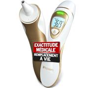 iProvèn Pro Series | Thermomètre auriculaire avec fonction frontale sans contact | Haute précision pour adultes, enfants et bébés | Thermomètre numérique premium pour tous les âges