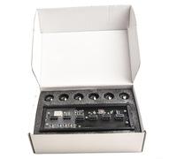 IPS Nixie Horloge à tubes, affichage numérique à 6 chiffres avec écran IPS 135 x 240, base LED RVB pour décoration d'intérieur, personnalisation d'image à faire soi-même, noir