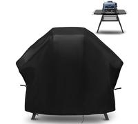 Iptienda Housse de barbecue d'extérieur étanche pour Ninja avec deux tables latérales, housse de barbecue avec boucles, housse de barbecue pour barbecue Ninja Woodfire Série OG700/800/900/OO100 - 150