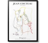 IPUDIS Célèbre Jean Cocteau Affiches Moderne Toile Peinture surréalisme Abstrait Wall Art Jean Cocteau Imprime pour la décoration d’intérieur Photos 50X70cm sans Cadre