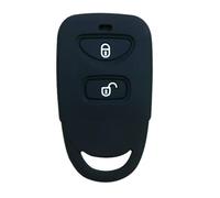 IPUDIS Etui clés en Silicone pour Hyundai Tucson 2005 Santa Fe 2008 I10 IX25 Grand Stareks, Accessoires de Voiture Intelligente à 2 Boutons