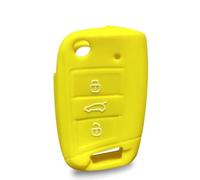 IPUDIS Etui clés en Silicone pour Seat Leon 5f Rapid Octavia A7 Coque pour Tiguan t-roc t-Cross Pliable à 3 Boutons pour Seat Ateca FR