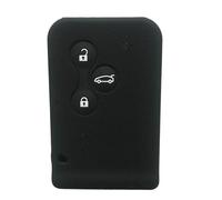 IPUDIS Étui en Silicone pour Carte de clé de Voiture, Housse de Protection pour Renault Clio Logan Megane 2 3 Koleos Trafic Captur Grand Scenic 3