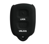 IPUDIS Housse de clé de Voiture en Silicone pour Daihatsu Terios 2, Coque de Protection FOB protégée pour Avanza Rush, Accessoires de télécommande d'entrée