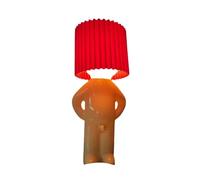 IPUDIS Lampe de table A Little Shy Man, lampe de chevet Naughty Boy, lampe de nuit spéciale en forme d'homme drôle for chambre à coucher, toilettes, couloir, escalier, cuisine (Color : Red)