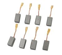 IPUDIS Lot de 8 balais de carbone 6,5 × 8 × 14 mm pour meuleuse d'angle GWS 7-100 7-125 Brosses de rechange en fibre de carbone