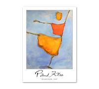 IPUDIS Paul Klee épouvantail Affiches Abstrait Toile Peinture Paul Klee Wall Art Print Paul Klee pour la Maison Moderne Mur Art déco Photo 50x70cm sans Cadre