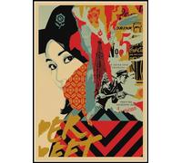 IPUDIS Shepard Fairey Affiches Vintage Street Art Toile Peinture Shepard Fairey Imprime Shepard Fairey Art Mural pour la décoration intérieure Photo 50X70 cm sans Cadre