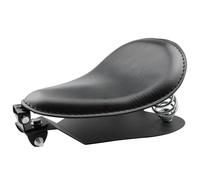 IPUDIS Sièges Moto 1 Ensemble de Selle Solo en PU rétro pour Moto + Support à Ressort de 3 Pouces