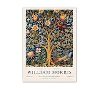 IPUDIS William Morris Wall Art William Morris Exposition Affiches Arbre Toile Peinture William Morris Imprime pour Salon Decor Photos 50X70cm sans Cadre