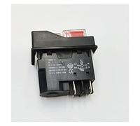 IPUDIS YH02-A 4 Pins / 5pins Commutateurs à Bouton-Bouton de démarreur électromagnétique 1 6A AC250V IP55 L'outil de Jardin de Machine étanche Peut remplacer KJD17 (Color : 4 Pins)
