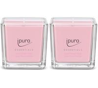 ipuro Bougie parfumée décorative Ipuro flower bowl - Bougies parfumées minimalistes et épurées dans un verre - Bougies parfumées intenses avec des notes florales et vivifiantes - Bougie élégante de