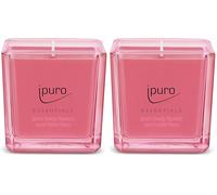 ipuro - Bougie parfumée décorative Ipuro lovely flowers - Bougies parfumées minimalistes et épurées dans un verre - Bougies parfumées intenses avec des notes fraîches et florales - Bougie élégante de