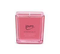 ipuro - Bougie parfumée décorative Ipuro lovely flowers - Bougies parfumées minimalistes et épurées dans un verre - Bougies parfumées intenses avec des notes fraîches et florales - Bougie élégante de