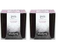 ipuro - Bougie parfumée décorative ipuro time to party - Élégantes bougies puristes, parfumées intenses - En verre - Aux notes caramélisées et fruitées - Pour une expérience olfactive unique - 125 g