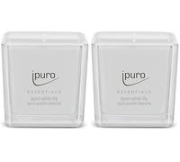 ipuro - Bougie parfumée décorative Ipuro white lily - Bougies parfumées minimalistes et épurées dans un verre - Bougies parfumées intenses avec des notes florales délicates - Bougie élégante de 125 g