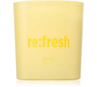 Ipuro Candle re:fresh 140 g - Un parfum rafraîchissant d'agrumes, de fleurs et de bois avec des écorces de citron recyclées