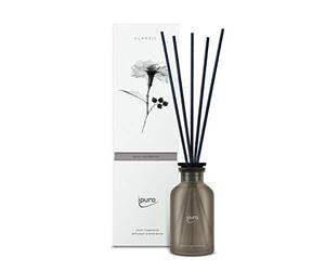 ipuro Classic Cachemire Parfum d'ambiance - Ensemble de Parfum d'ambiance avec Effet Chaud et agréable - Désodorisant avec ingrédients de Haute qualité 75 ML - en Verre avec bâtonnets en rotin