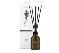ipuro Classic Cuir Parfum d'ambiance - Parfum d'ambiance avec Effet Sensuel et émotionnel - Désodorisant avec ingrédients de Haute qualité 75 ML - en Verre avec bâtonnets en rotin