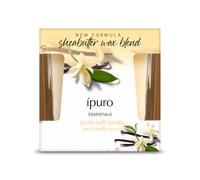 ipuro Essentials Bougie parfumée SOFT VANILLA 125 g