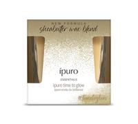 ipuro Essentials Bougie parfumée TIME TO GLOW 125 g | Bougie parfumée en verre aux notes de fève tonka et bois de cachemire - Bougie d'ambiance 23 h