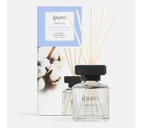 ipuro Essentials COTTON FIELDS Diffuseur de parfum avec bâtonnets 50 ml | Désodorisant d'intérieur aux notes d'anis étoilé, fleur de vanille, géranium, rose, violette et bois de cèdre