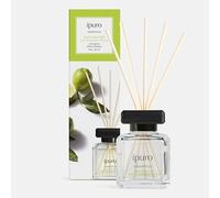 ipuro Essentials LIME LIGHT Diffuseur de parfum avec bâtonnets 100 ml | Désodorisant d'intérieur aux notes de citronnelle, bergamote, orange, géranium, muguet et fleur de vanille