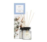 ipuro - Essentials Parfum d'intérieur Cotton Fields 200ml - Notes de badiane, fleur de vanille, géranium, rose, violette, bois de cèdre - Diffuseur à bâtonnets - Parfum apaisant et élégant pour maison