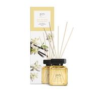 ipuro - Essentials Parfum d'intérieur Soft Vanilla 200ml - Notes de Vanille, Bois de Santal, réglisse, Fleur de pêche, Caramel - Diffuseur à bâtonnets - Parfum Cosy et réconfortant pour Maison