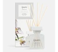 ipuro Essentials WHITE LILY Diffuseur de parfum avec bâtonnets 50 ml | Désodorisant d'intérieur aux notes de pêche, muguet, jasmin, œillet, musc blanc et bois de cèdre - Diffuseur à bâtonnets