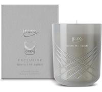 ipuro Exclusive Bougie Parfumée Élégante - THÉ EPICÉ à teneur accrue en huile parfumée | Bougie parfumée de qualité supérieure dans un verre | Bougie parfumée au matcha, au citron & au jasmin | Bougie