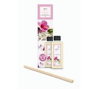 ipuro Flower Bowl - Recharge de parfum d'ambiance économique avec notes florales - Recharge d'huile parfumée avec bâtonnets parfumés - Recharge de 200 ml - Recharge de parfum d'ambiance avec bâtonnets