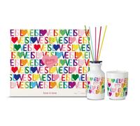 ipuro Love coffret cadeau LOVE IS LOVE 50g bougie + 50ml diffuseur