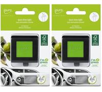 ipuro - Parfum rafraîchissant pour voiture Ipuro lime light, avec des notes pétillantes et florales (Lot de 2)