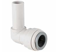IPW Industries Inc. | PI221212S John Guest Acetal Coude de tige enfichable - Raccord simple de 3/8" OD à connexion rapide pour toute la maison et système d'osmose inverse