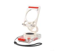 IPX7 Petit support de haut-parleur étanche pour bureau et maison, support de haut-parleur sans fil, support de caisson de basses sans fil portable (blanc)