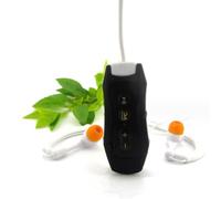 IPX8 Lecteur de musique MP3 avec clip FM USB 2 0 Rechargeable Casque pour Natation Course Sport