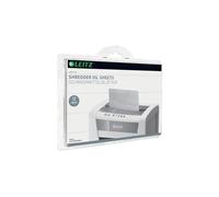 IQ - Feuilles lubrifiantes pour déchiqueteuse - blanc (pack de 12)