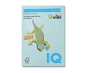 IQ MB30A480 Pack de 500 Feuilles 80 g A4 Bleu