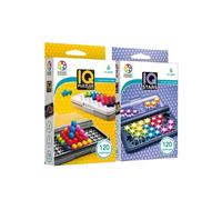 IQ Puzzler Pro + IQ Stars - Puzzle Enfant 6 Ans - Jeu De Societe Enfant 6 Ans - Jeux De Société Enfant - 240 défis - Jeux Voyage