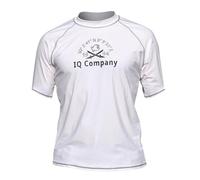 iQ-UV T-shirt anti-UV pour homme - Protection UV 300 - Coupe ample - Pour sports nautiques - 94, Blanc., 2X-Large
